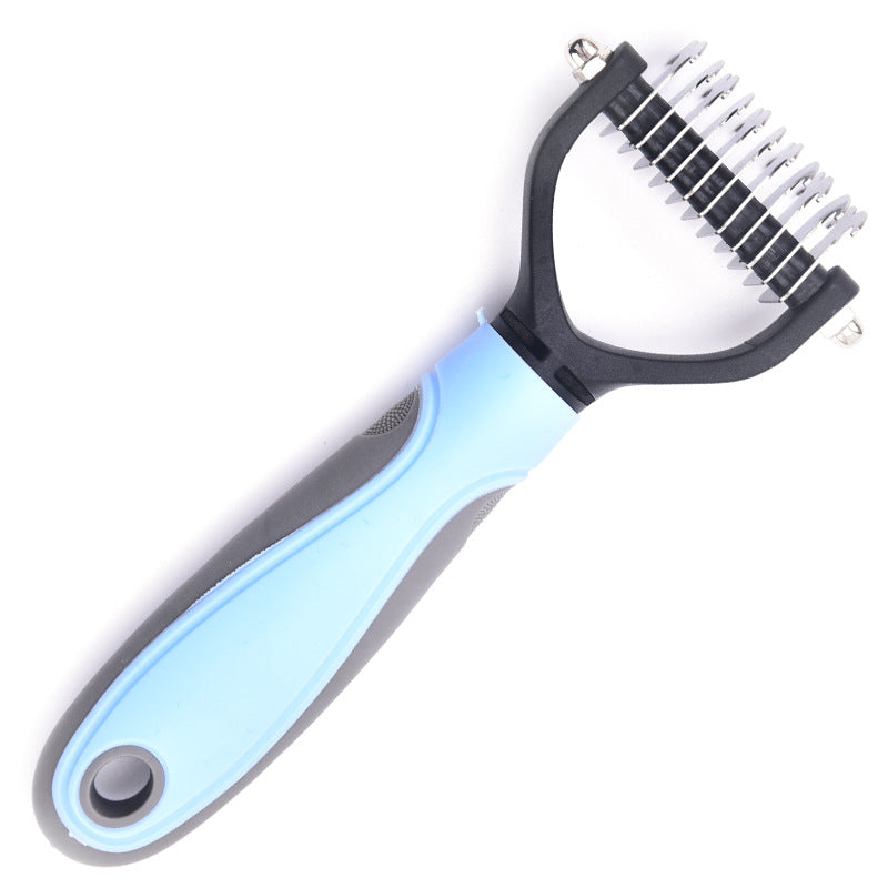 Double-Sided Stainless Steel Pet Grooming Comb