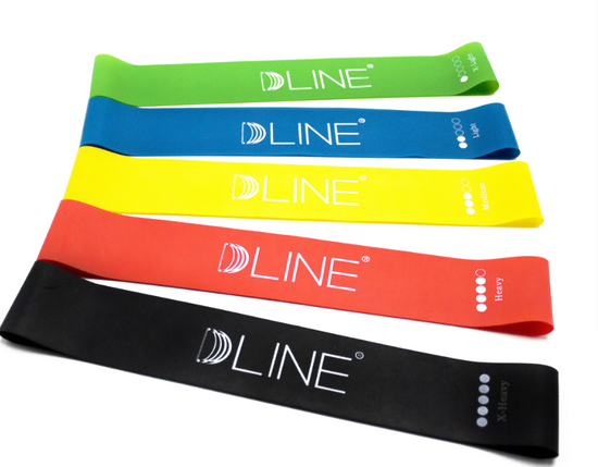 5-Pack Fitness Resistance Bands